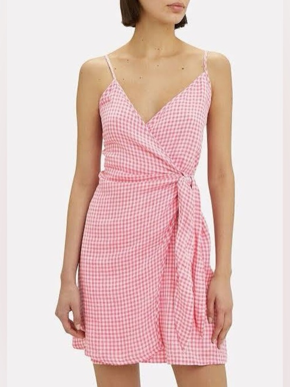NWT Rails Medium Malia Gingham Mini Wrap Dress